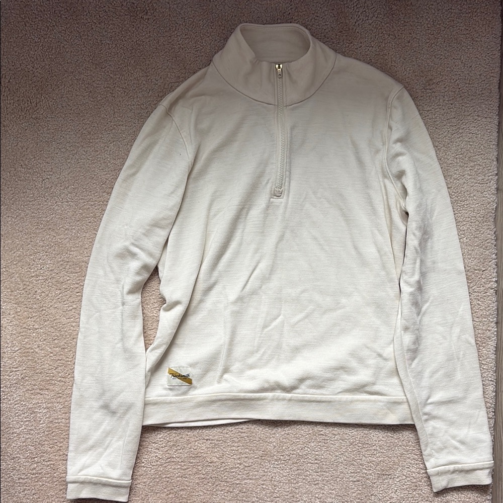 Tracksmith x Jcrew northeastern quarter zip